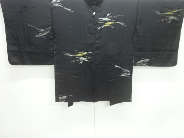 霞模様織出し一ツ紋羽織